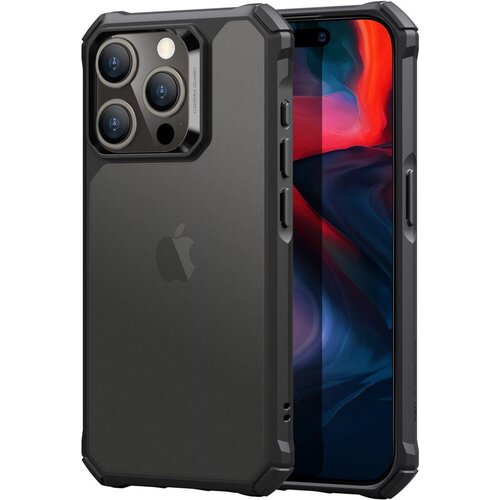 ESR Air Armor ovitek za iPhone 15 Pro Max, Frosted Black Cene