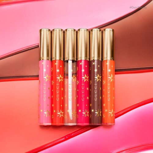 Gucci Beauty Gloss &amp;agrave; L&amp;egrave;vres sjajilo za usne za veći volumen nijansa 526 Teresina Red 6.5 ml Slike