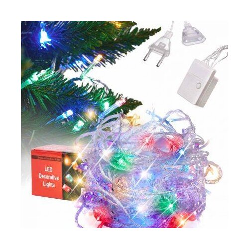 Malatec Novoletne lučke veriga 200 LED RGB 20m &ndash; 8 funkcij, (20395825) Cene