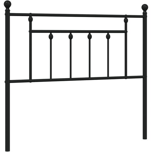  Metalno zamjensko uzglavlje crno 107 cm Slike
