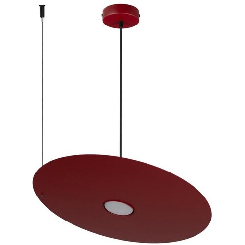  Luster na sajli PIATTO 1xGX53/15W/230V, prečnik 45 cm, bordo Slike