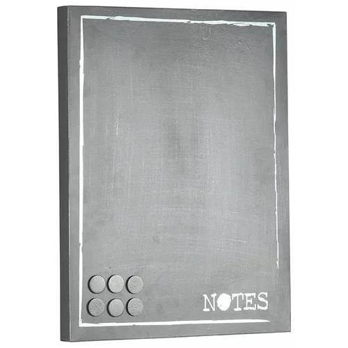 LABEL51 siva metalna zidna ploča za bilješke Memo
