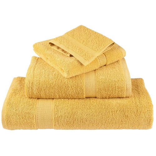  6-dijelni vrhunski set ručnika SOLUND zlatni 600 gsm Slike