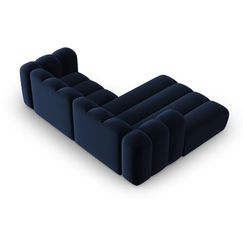 Micadoni Home Temno modra kotna sedežna garnitura (levi kot) Lupine &amp;ndash; Slike