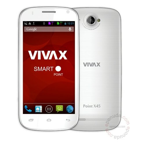 Vivax SmartPoint X45 Pro White mobilni telefon Slike
