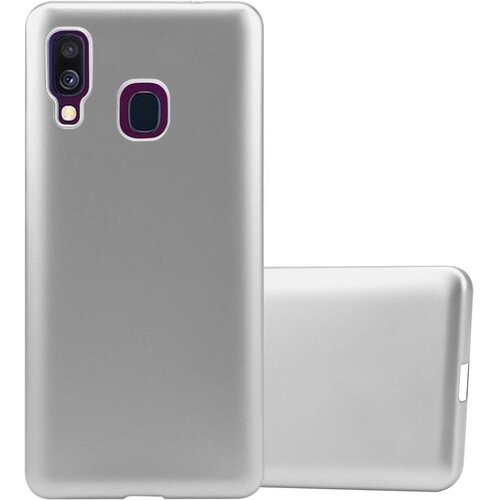 Cadorabo Case, združljiv s Samsungom v kovinskem srebru - za&amp;scaron;čitni pokrov, narejen iz fleksibilnega silikona TPU, (20586822) Slike