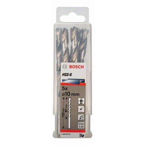 Bosch 2608595077 Burgije za metal HSS-G, DIN 338 Cene