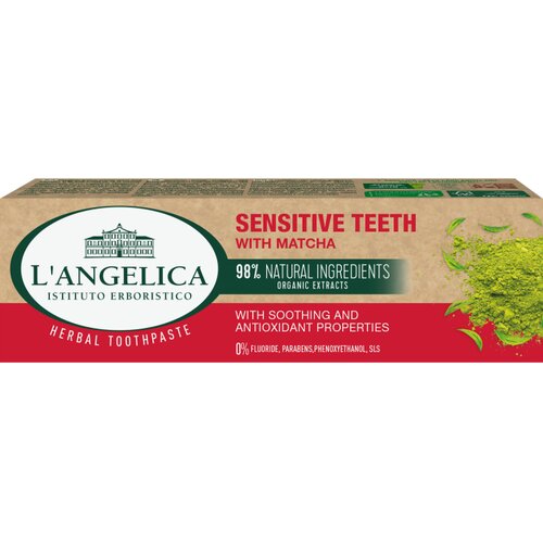 Langelica sensitive teeth with matcha pasra za zube 75ml Slike