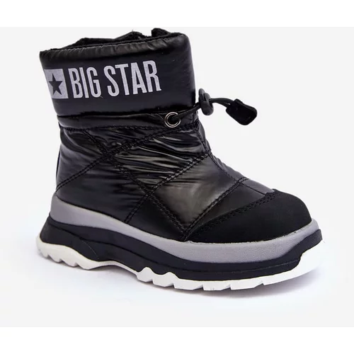 Big Star Children's Insulated Snow Boots with Zipper Black