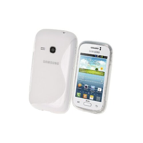  S silikonski ovitek Samsung Galaxy Young S6310 bel Slike