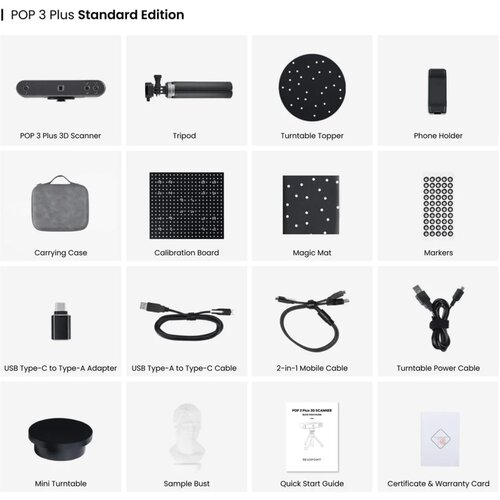 Revopoint Pop 3 Plus - Standard Edition Slike