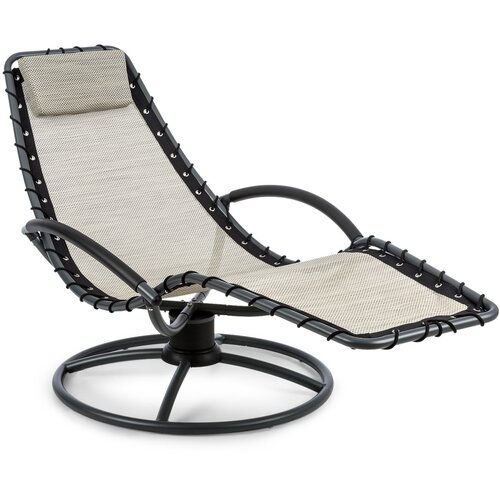 Blumfeldt The Chiller, ležaljka-ljuljačka, 77 x 85 x 173 cm, 360 Comfort, Comfortmesh, bež Slike