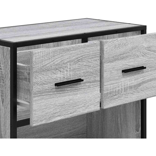vidaXL Noćni ormarić Sivi Sonoma 60x31x60 cm Konstruirano drvo i metal Cijene