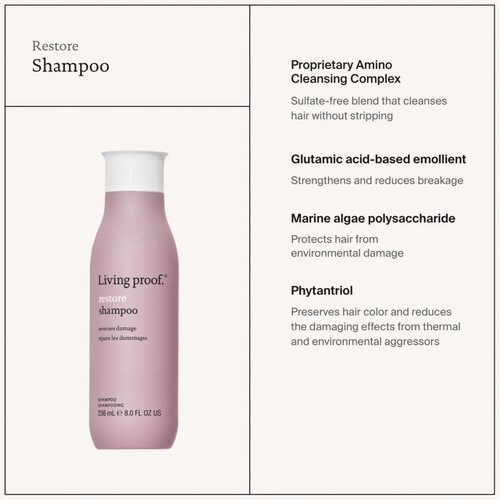 Living Proof Restore obnovitveni &amp;scaron;ampon za suhe in po&amp;scaron;kodovane lase 710 ml Slike