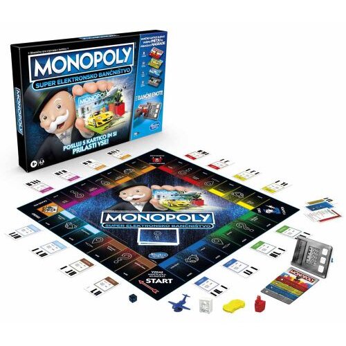 Monopoly družabna igra super elektronsko bančništvo Cene