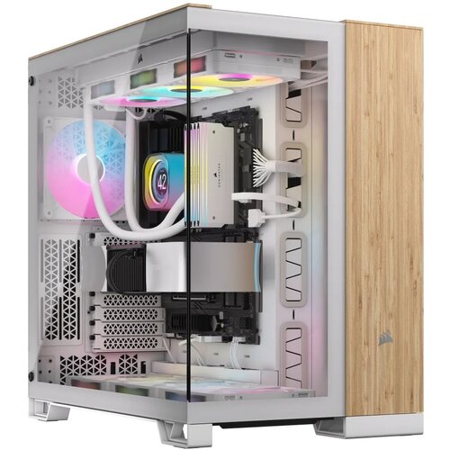Corsair CC-9011284-WW computer case Midi Tower Bamboo, White Cijene