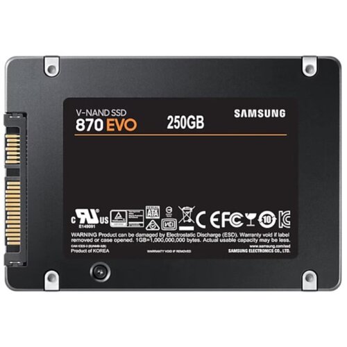 SSD 2.5" SATA Samsung 870 EVO 250GB, 560/530MBs MZ-77E250BW Cene