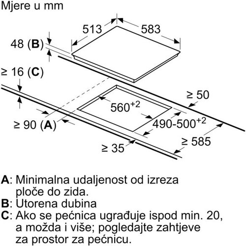 Bosch ploča PKE645BA2E Slike
