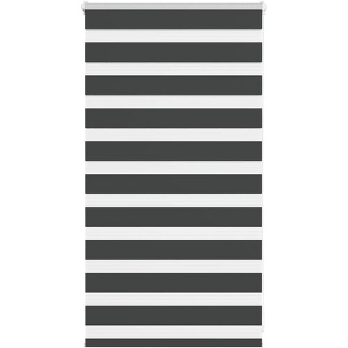 vidaXL Zavjesa zebra crna 90x100 cm širina tkanine 85,9 cm poliester Cene