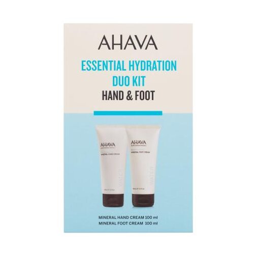 Ahava Deadsea Water Essential Hydration Duo Kit Set krema za ruke Deadsea Water Mineral Hand Cream 100 ml + krema za stopala Deadsea Water Mineral Foot Cream 100 ml za ženske Cijene
