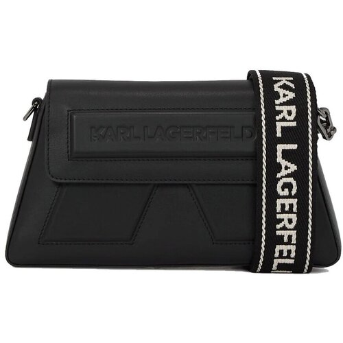 Karl Lagerfeld IKON K SOFT WEBBING CROSSB Crna Cijene