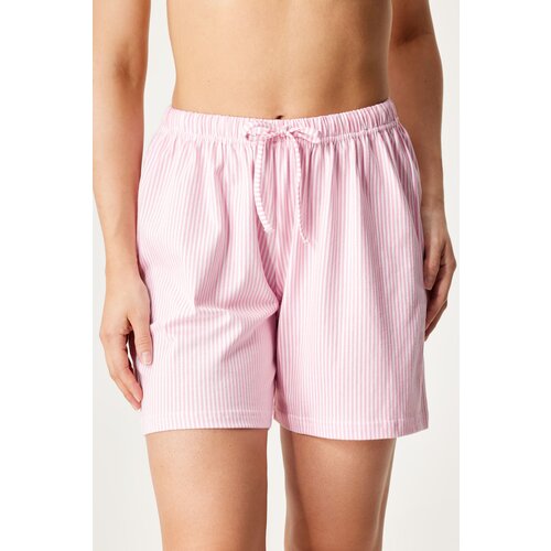 Astratex Kratke pamučne hlače za spavanje Pink Dream Slike