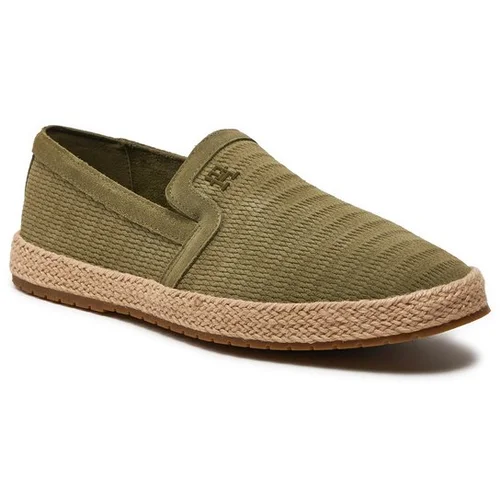 Tommy Hilfiger Espadrile Th Esapdrille Classic Suede FM0FM04984 Zelena