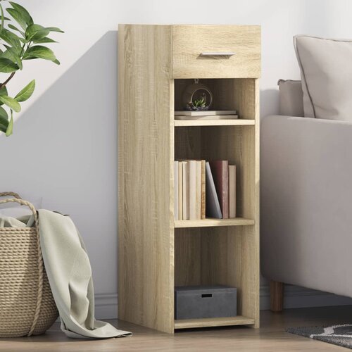 vidaXL Komoda sonoma hrast 30x42,5x93 cm inženirski les Cene