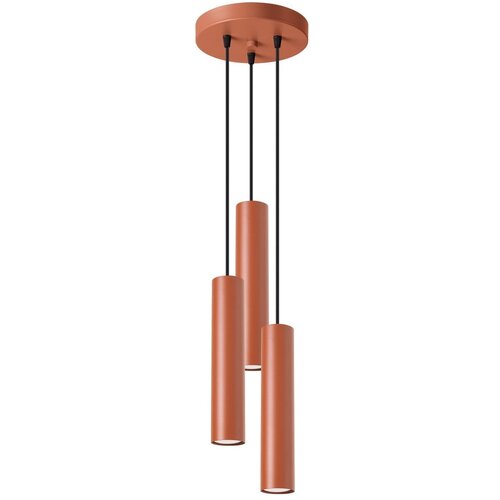 Nice Lamps Opečnato oranžna viseča svetilka ø 19,5 cm Castro – Cene