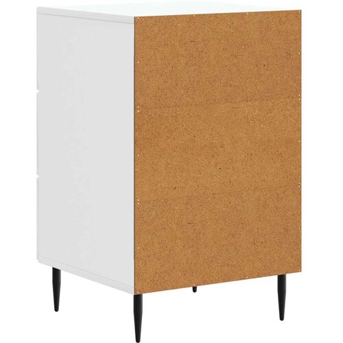  Noćni ormar s ladicama Bijela visokog sjaja 43 x 41 x 66 5 cm - Bijela visokog sjaja Slike