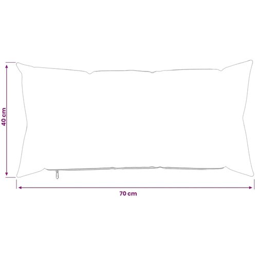  Presvlaka za jastuk 6 kom. HEERLEN Svjetlosiva 40 x 70 cm - Svjetlosiva 40 x 70 cm 6 Slike