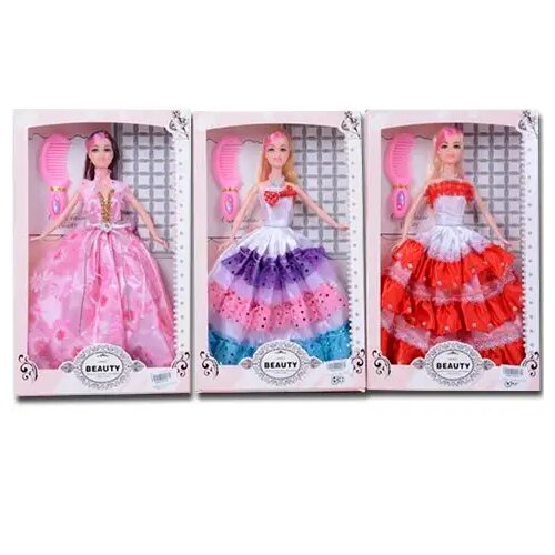 Magic Toys Princeska modna lutka z glavnikom v 3 različicah Cene
