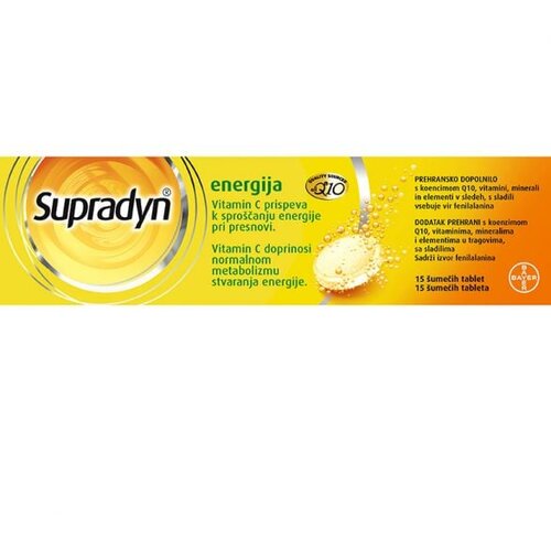 Bayer Supradyn Energy &amp;scaron;umeće tablete Slike