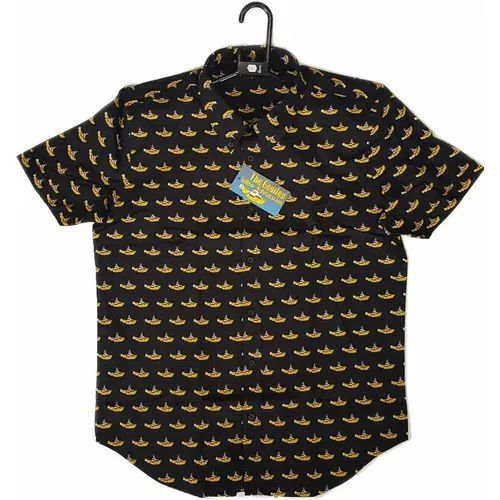 The Beatles Polo majica Yellow Submarine Črna L