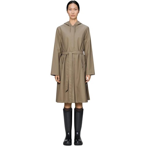 Rains Vetrovke A-Line Longer W Jcket W3 12040 Bež Slike