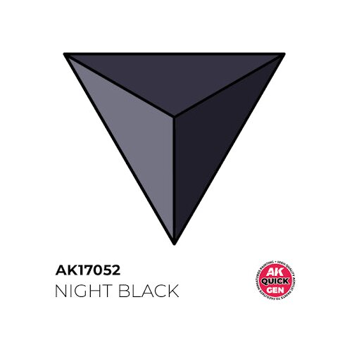 AK Interactive Night Black 18ml - Quick Gen Speed Paint AK17052 Cene