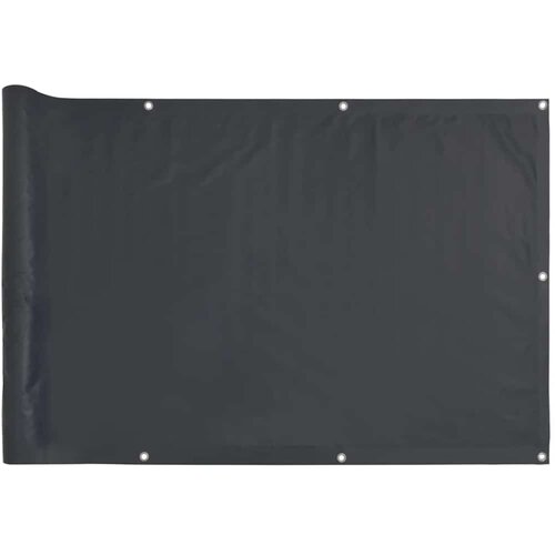  zaslon za privatnost antracit 600 x 75 cm PVC Slike