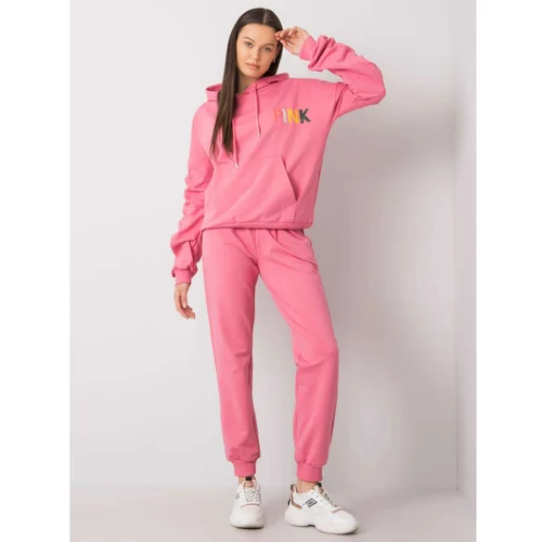 Fashion Hunters Pink two-piece sweatshirt