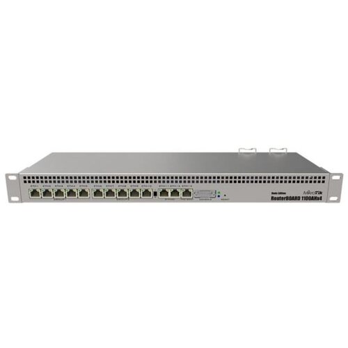 MikroTik vgradni 13-portni Gigabit usmerjevalnik (RB1100AHx4) Cene