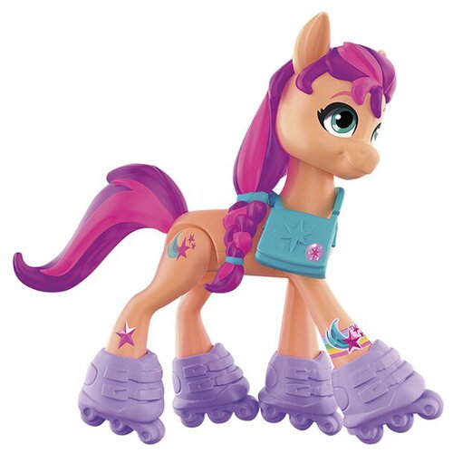 My Little Pony Figurica Sunny Starscout na rolerjih - Crystal Adventure, Roza, (21552905) Cene