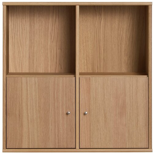 Hammel Furniture Stenski regal v hrastovem dekorju v naravni barvi 70x70 cm Mistral &amp;ndash; Slike