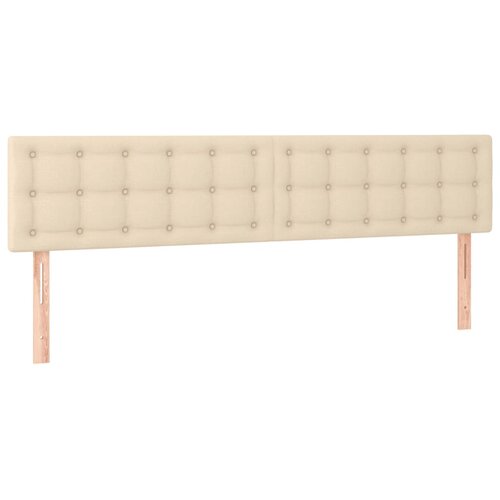  Krevet box spring s madracem krem 120 x 190 cm od tkanine Slike