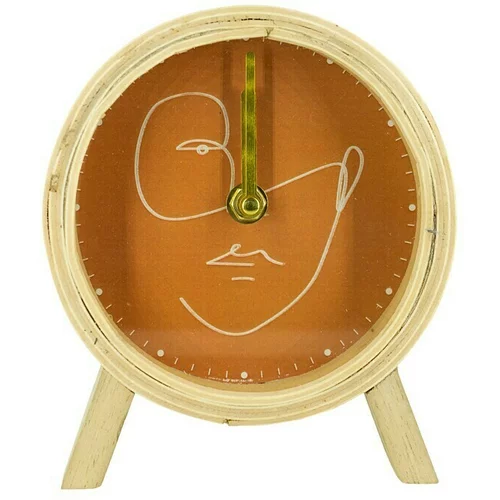  Namizna ura Face (premer: 13 cm, oranžna barva)