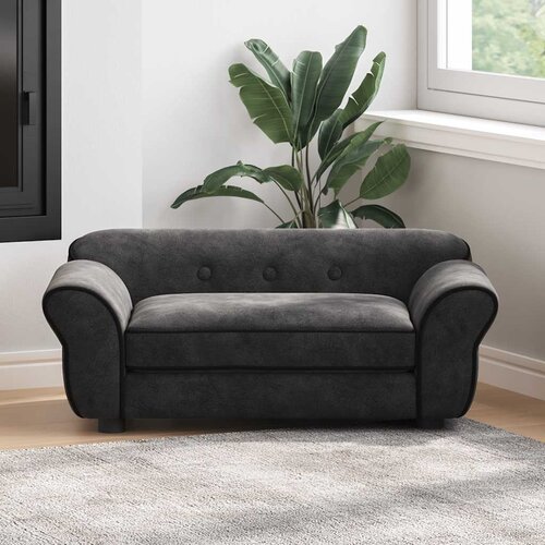 SOFA za pse crna 72 x 45 x 30 cm plišana Cene