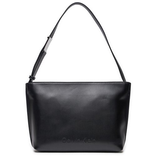Calvin Klein Ročna torba Embossed Logo Medium K60K612570 Črna Cene