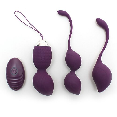 Rimba Rimini Kegel Ball Training Set Purple Slike