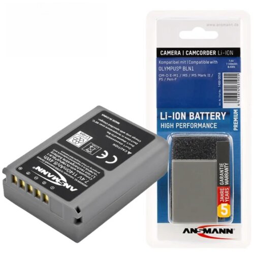 Ansmann Baterija za OLYMPUS kameru BLN1 Li-Ion 7.4V 1140mAh Slike