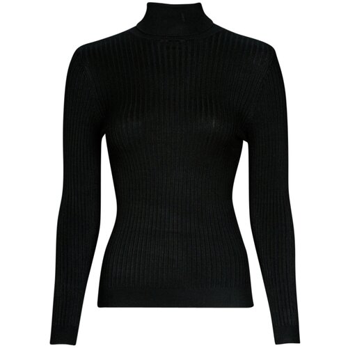 Only ONLKAROL L/S ROLLNECK PULLOVER KNT NOOS Crna Slike