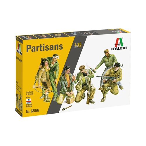Italeri 1:35 partizanski modeli, vojaki Slike