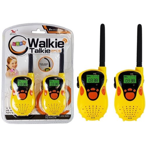 Lean Toys Walkie Talkie za otroke Domet 100 m Rumena Cene